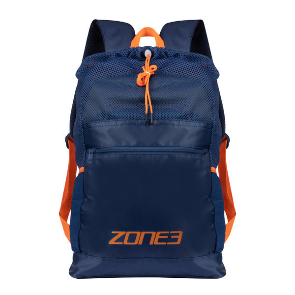 Zone3 Mesh Backpack – Navy / Orange, OS
