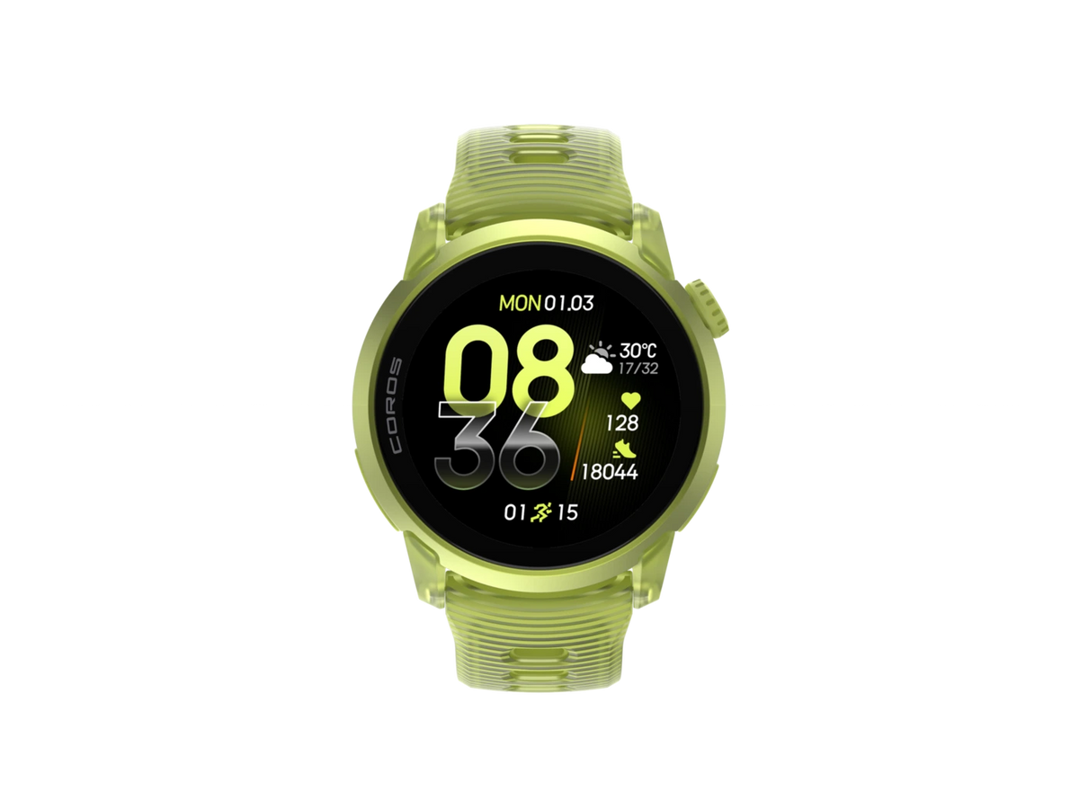 COROS PACE 4 Aluminium Silicone Band – Neon Yellow