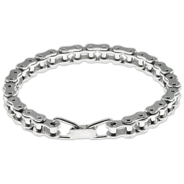 Connex by Wippermann Biker Bracelet – Silver, Small
