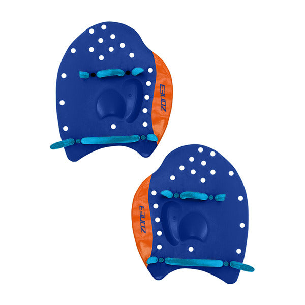 Zone3 Power Stroke Paddles – Blue / Orange