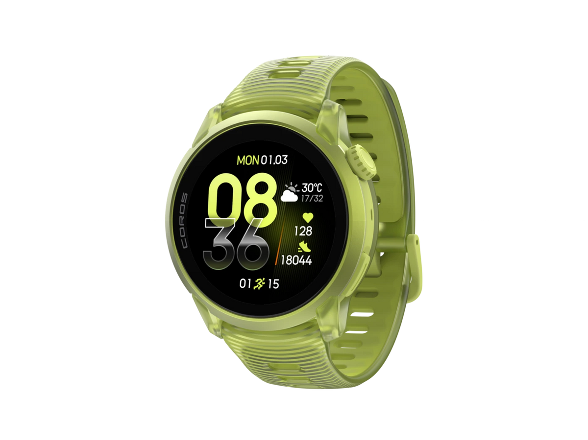 COROS PACE 4 Aluminium Silicone Band – Neon Yellow