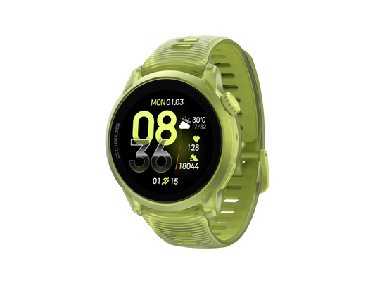 COROS PACE 4 Aluminium Silicone Band – Neon Yellow