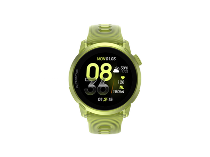 COROS PACE 4 Aluminium Silicone Band – Neon Yellow