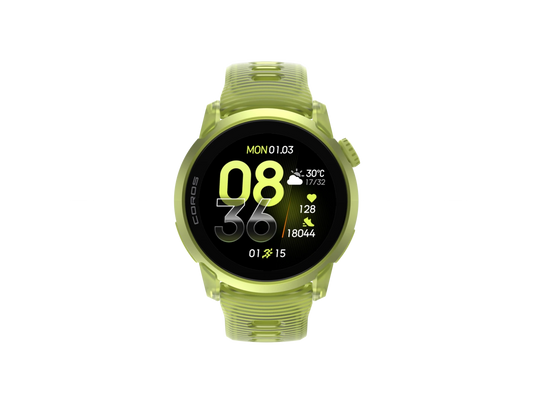 COROS PACE 4 Aluminium Silicone Band – Neon Yellow