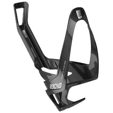 Elite Rocko Carbon 74 mm bottle cage – Carbon/White