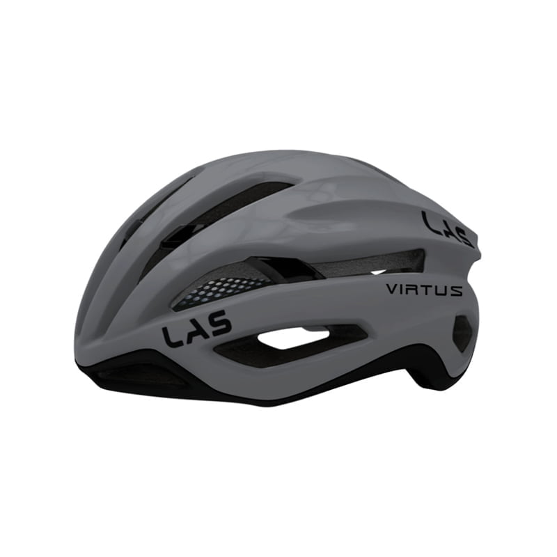 LAS Virtus matte grey and black helmet