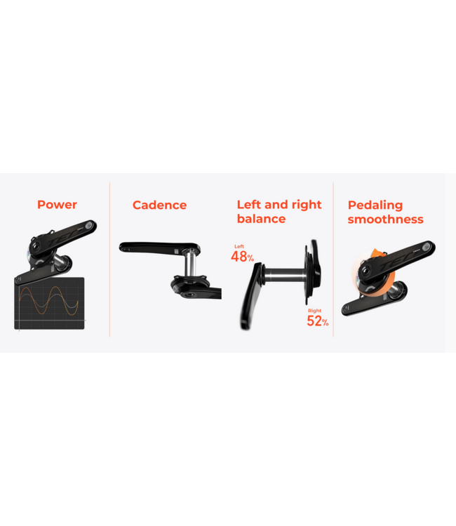 Magene TEO P515 power meter crank detail