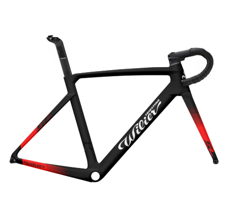 Wilier Cento 10 SL Disc frame in Black/Red